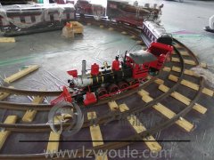 龍之盈游樂廣州展會新品首發_二代軌道小火車